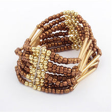Load image into Gallery viewer, 1 pc Bohemian Style Charming Multilayer Beaded Bracelet Womens fine Jewelry arty Gift Hot High quality