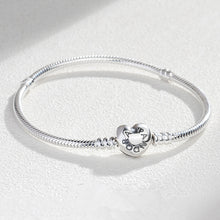 Load image into Gallery viewer, High Quality Fit pandora snake chain bracelet 3mm bead jewelry original berloque silver-plated charms for women gift