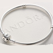Load image into Gallery viewer, High Quality Fit pandora snake chain bracelet 3mm bead jewelry original berloque silver-plated charms for women gift