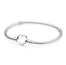 Load image into Gallery viewer, High Quality Fit pandora snake chain bracelet 3mm bead jewelry original berloque silver-plated charms for women gift
