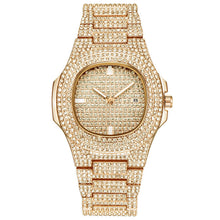 Load image into Gallery viewer, Free Dropshipping New 2020 Femme Diamond Mens Watches Hip Hop Quartz Watch For Women Iced Out Female Clock Male Wristwatches
