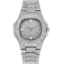 Load image into Gallery viewer, Free Dropshipping New 2020 Femme Diamond Mens Watches Hip Hop Quartz Watch For Women Iced Out Female Clock Male Wristwatches