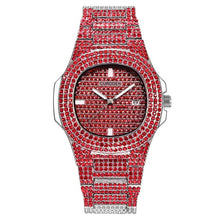 Load image into Gallery viewer, Free Dropshipping New 2020 Femme Diamond Mens Watches Hip Hop Quartz Watch For Women Iced Out Female Clock Male Wristwatches