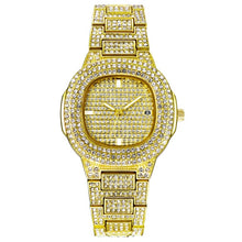 Load image into Gallery viewer, Free Dropshipping New 2020 Femme Diamond Mens Watches Hip Hop Quartz Watch For Women Iced Out Female Clock Male Wristwatches