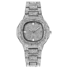 Load image into Gallery viewer, Free Dropshipping New 2020 Femme Diamond Mens Watches Hip Hop Quartz Watch For Women Iced Out Female Clock Male Wristwatches