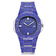 Load image into Gallery viewer, Free Dropshipping New 2020 Femme Diamond Mens Watches Hip Hop Quartz Watch For Women Iced Out Female Clock Male Wristwatches