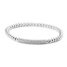 Load image into Gallery viewer, Woogge Hot Sale 3pcs/set Classical Handmade Beaded Braiding Bracelet Pave CZ Zircon Gold Crown Hip Hop Unisex Couple Gift