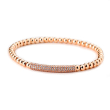 Load image into Gallery viewer, Woogge Hot Sale 3pcs/set Classical Handmade Beaded Braiding Bracelet Pave CZ Zircon Gold Crown Hip Hop Unisex Couple Gift
